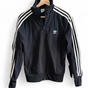 Adidas Black and White Track Jacket